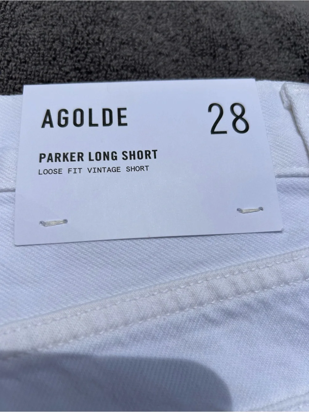 NWT🌷Agolde Parker Denim Long Shorts
